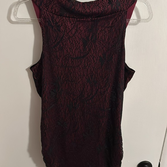 Maurices Lace/ Beaded Tank Size 1 - Picture 6 of 6